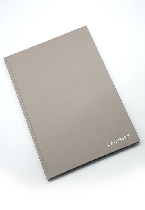 LAMBERT HARD COVER NOTEBOOK 4 LINES A4 200P GREY