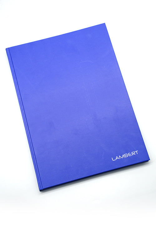 LAMBERT HARD COVER NOTEBOOK 4 LINES A4 200P DARK BLUE
