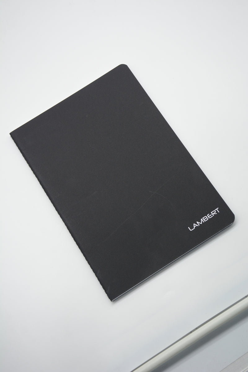LAMBERT CARD COVER 4LINES EXERCISE BOOK 200P A4 BLACK