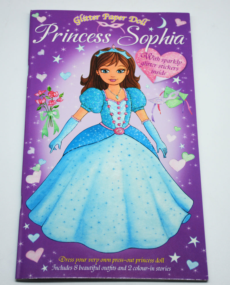 GLITTER PAPER DOLL PRINCESS SOPHIA