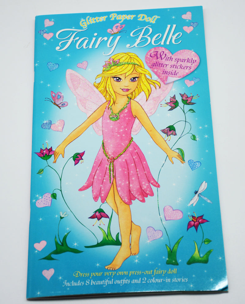 GLITTER PAPER DOLL FAIRY BELLE