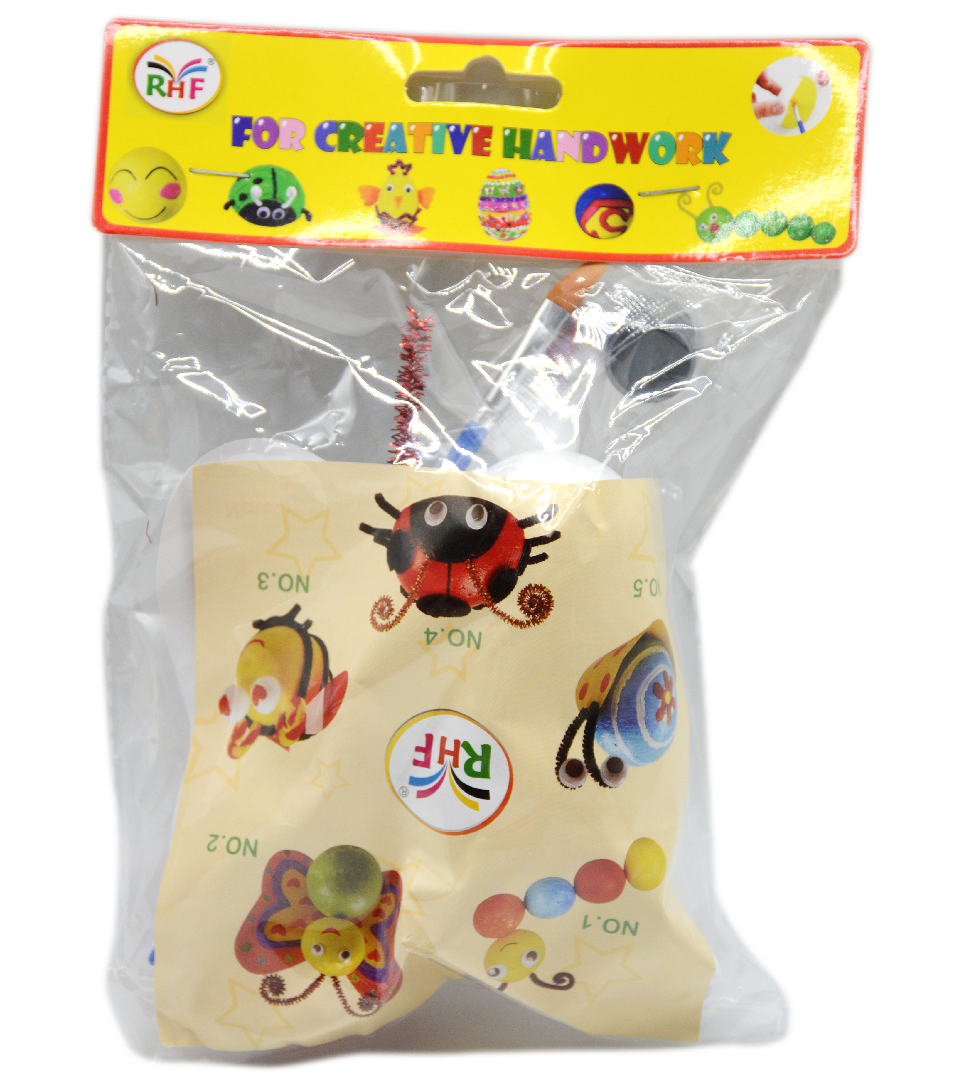 RHF CRAFT 2PCS THERMACOLE BALL W/PAINTING KIT