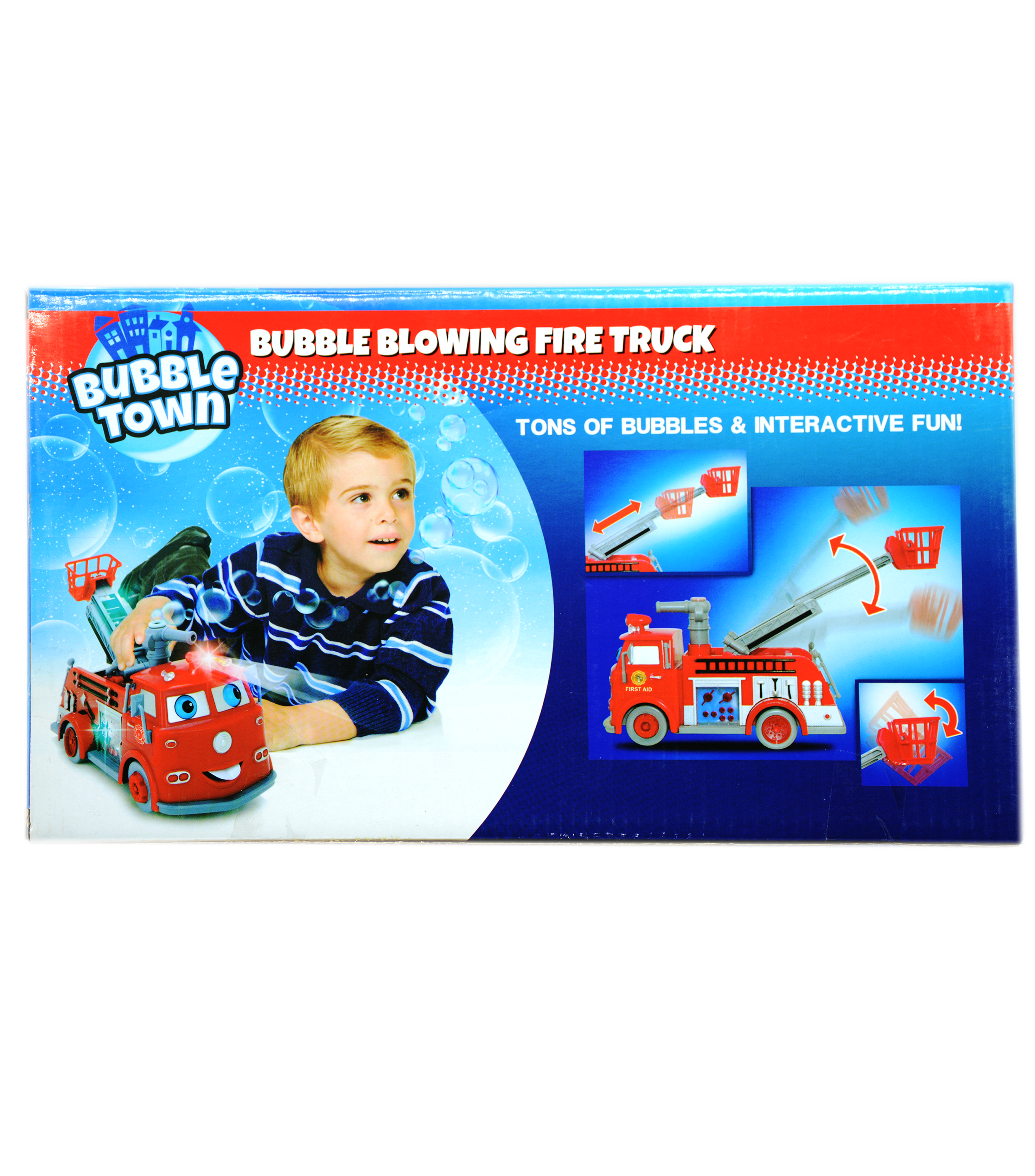 BUBBLE BLOWING FIRE TRUCK SET