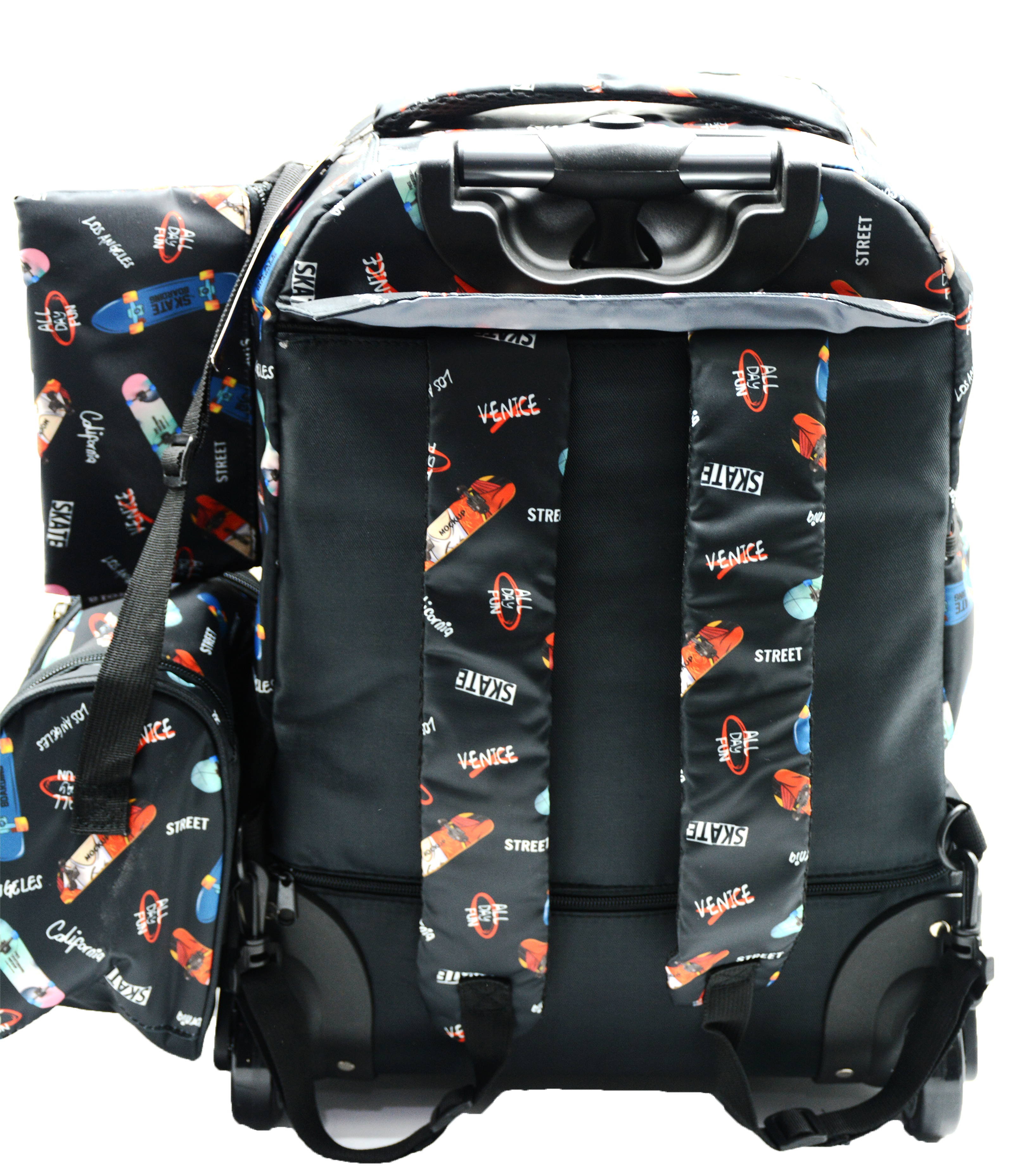 I-KOLA TROLLEY BAG W/3COMP 19"+LUCNH BAG+PENCIL CASE SET-B770