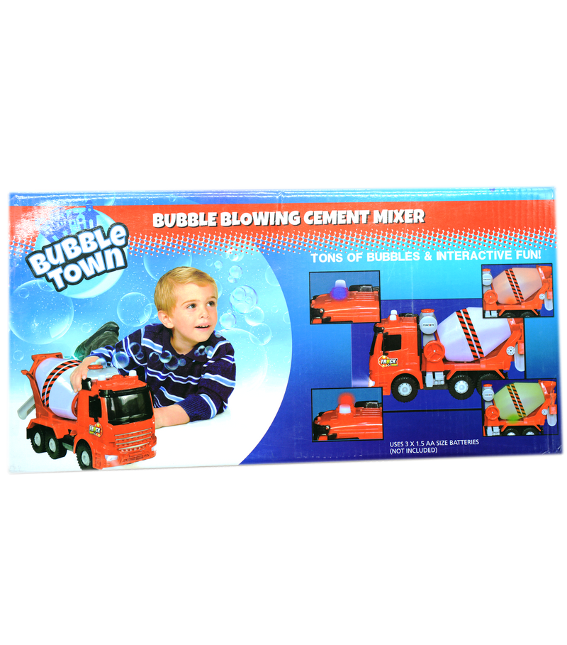 BUBBLE BLOWING CEMENT MIXER SET