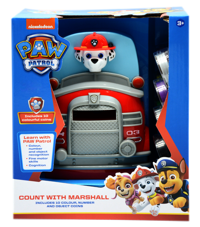 PAW PATROL COUNT WITH MARSHALL SET