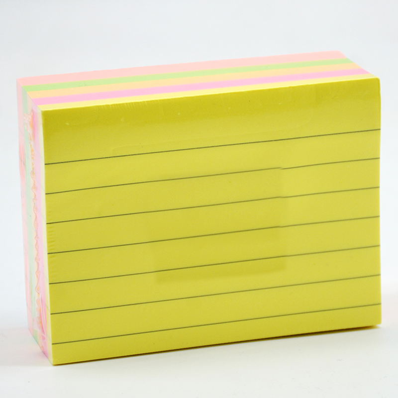 STICKY NOTES 400SHT 5COLOR 3X4" RULED