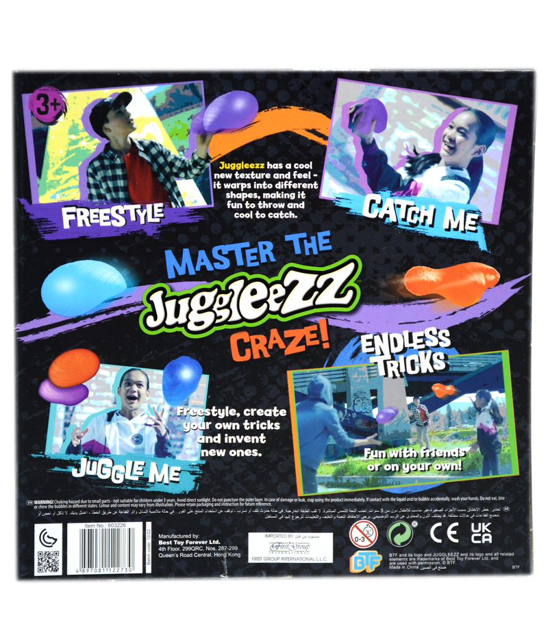 JUGGLEEZZ PASTEL COLOURS SERIES 603226