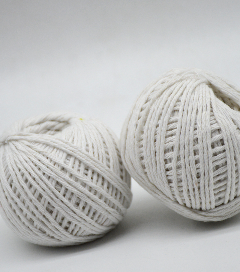 WHITE COTTON STRING/ROPE 50G 2PCS PACK