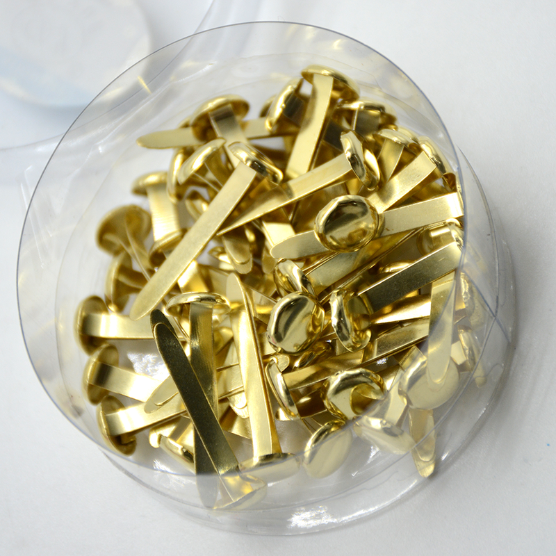 DY CLIP LOPS 50PCS 25MM IN PVC BOX-GOLD