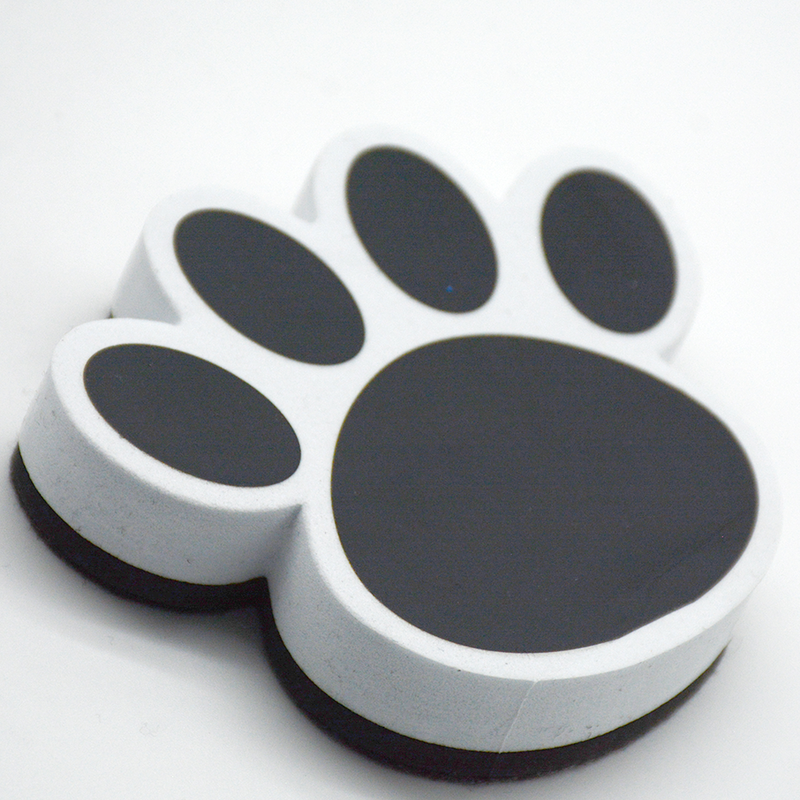 WHITE BOARD ERASER MAGNETIC-ANIMAL FEET DESIGN