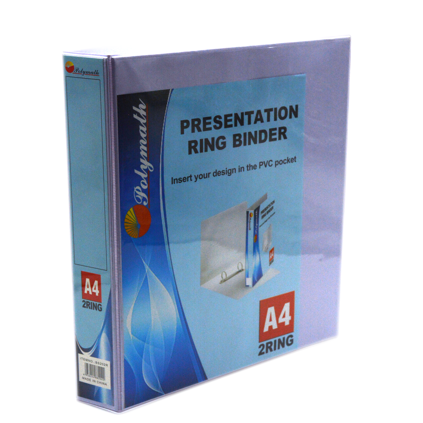 POLYMATH 2 'D' RING BINDER A4 2"