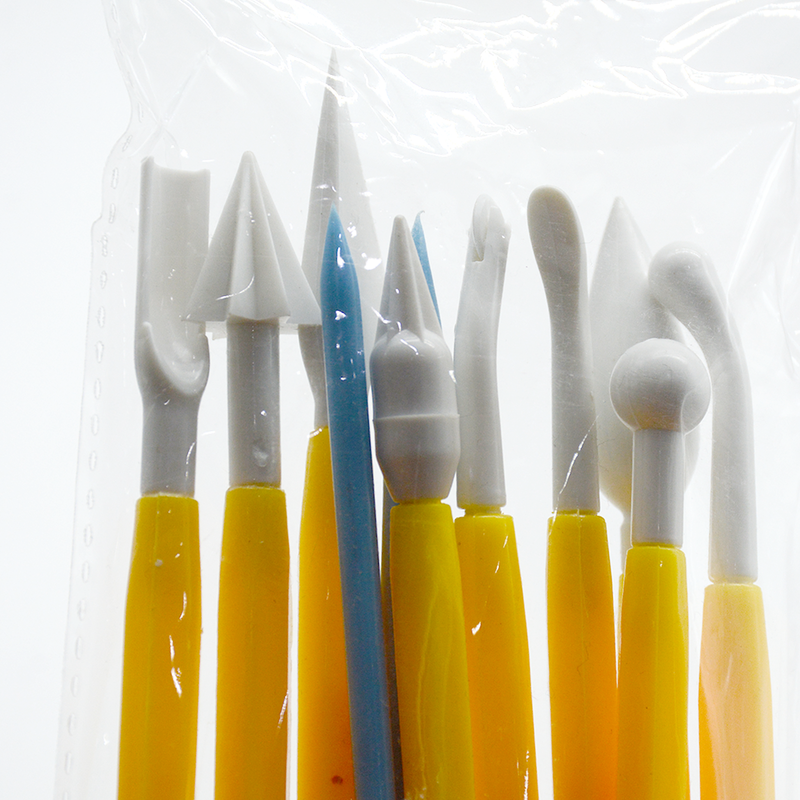 BOMEGA CRAFT PLASTIC ART TOOLS 11PCS PKT