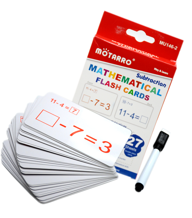 MOTARRO MATHEMATICAL FLASH CARD 27SHT MU146-2