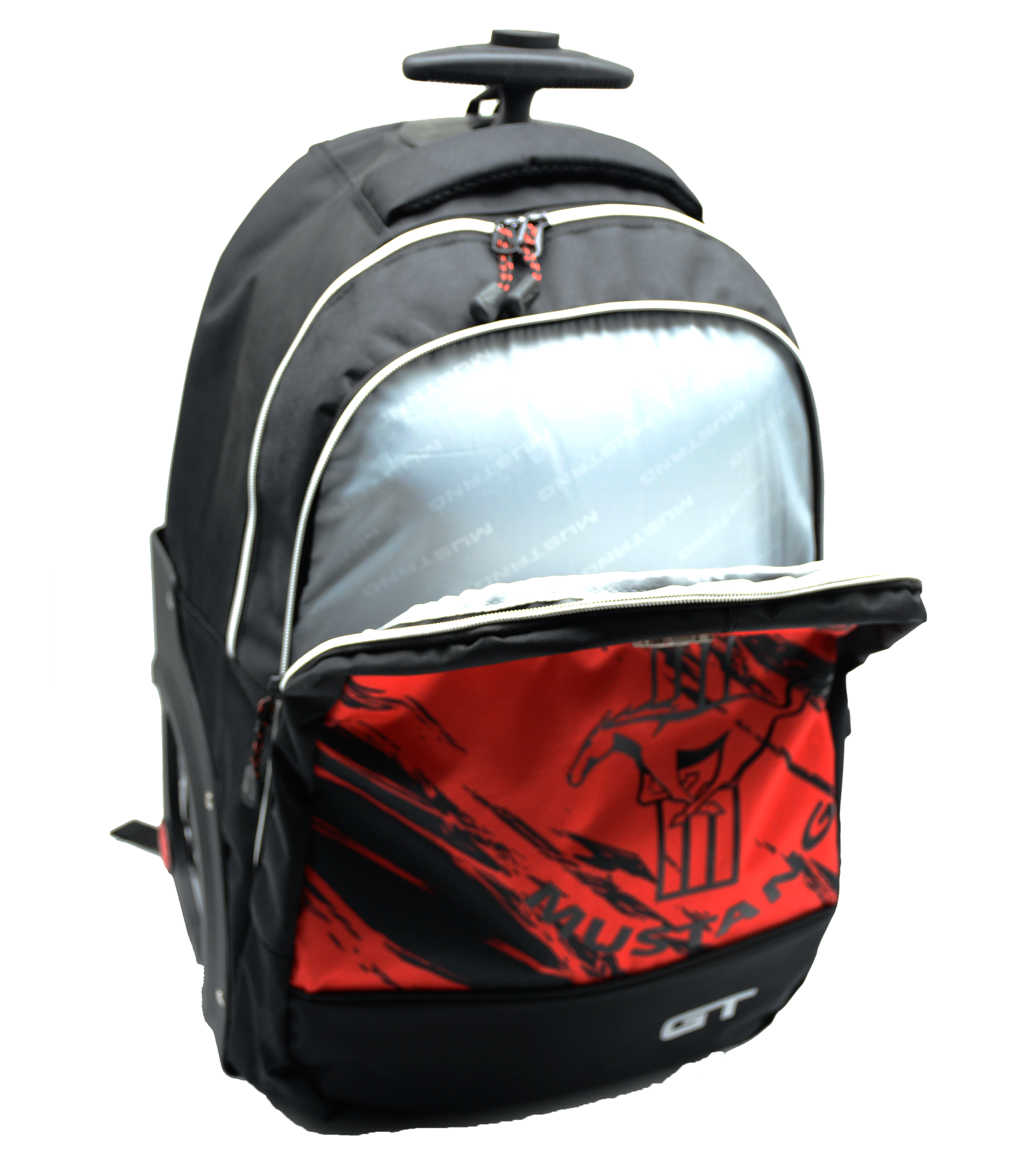 MUSTANG GT BIG WHEEL TROLLEY BAG W/2 COMPARTMENT 19" MST307-1042A