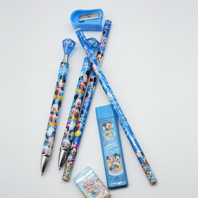 DISNEY 8 IN1 STATIONERY SET IN PVC BAG JX-8837