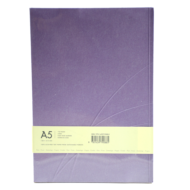 PAPER-OH PURO PLUM A5 LINED NOTEBOOK