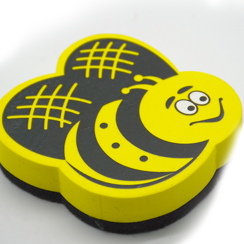 WHITE BOARD ERASER MAGNETIC-BEE DESIGN