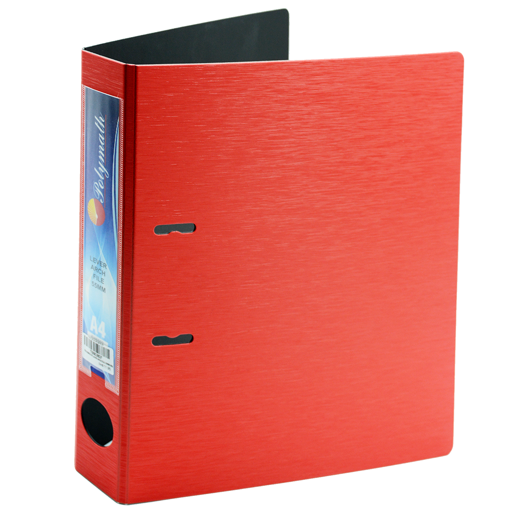 POLYMATH PP LEVER ARCH FILE 55MM RED