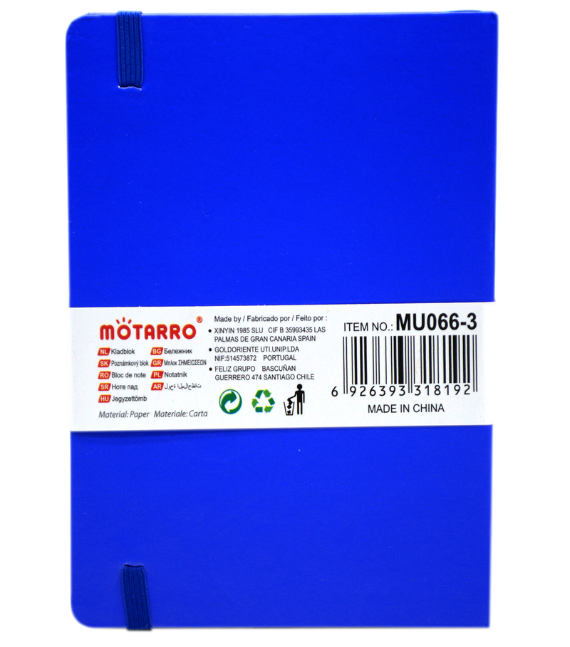 MOTARRO NOTEBOOK A7 100SHT 80GSM-BLUE