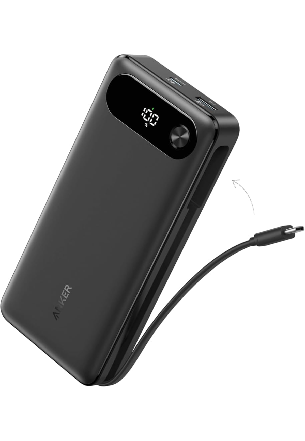 ANKER POWER BANK 20000mAH 2WAY POWER W/ BUILT-IN CABLE