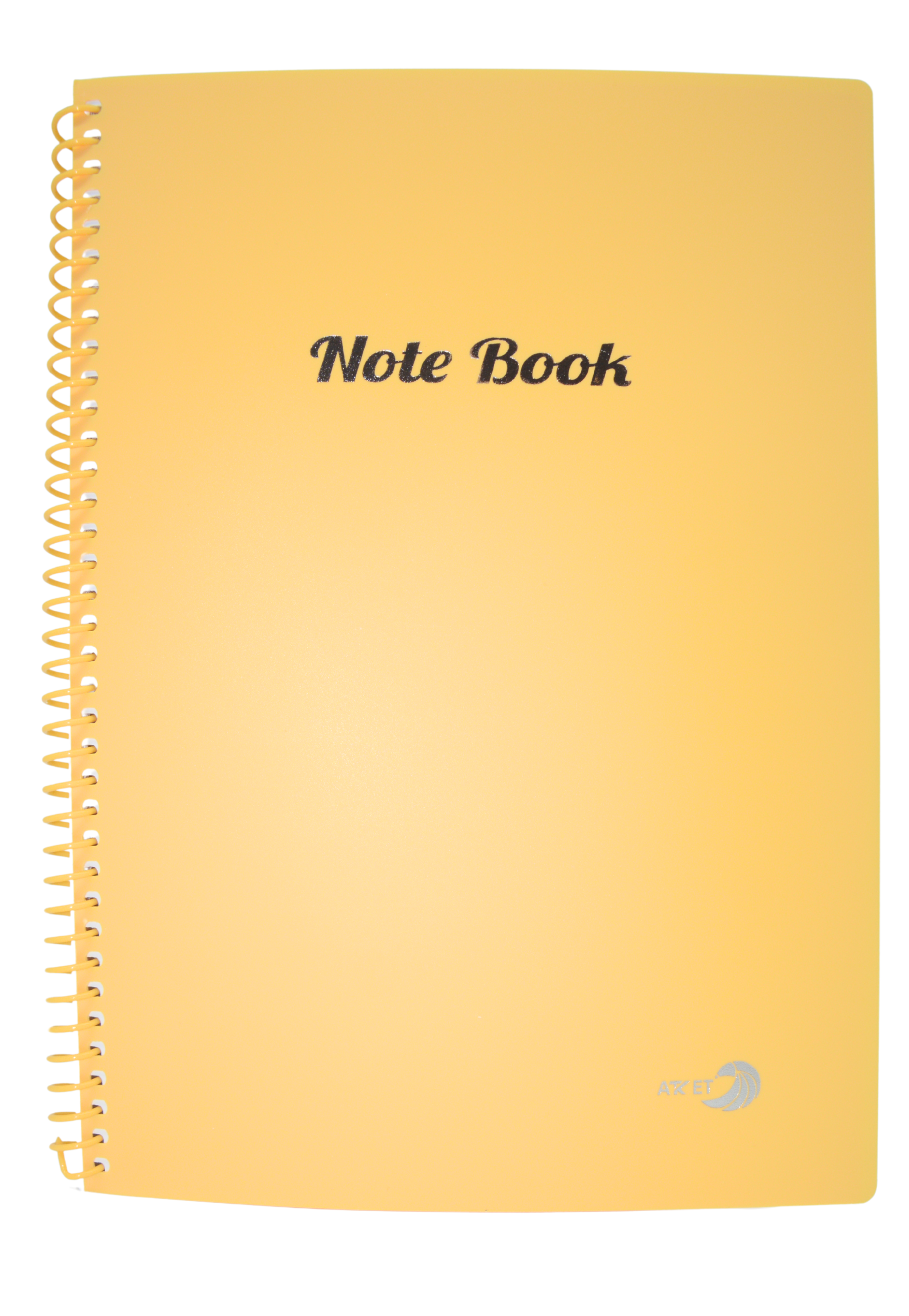 ATKET PP SPIRAL NOTEBOOK 1LINE 100SHT A4 ASSTD