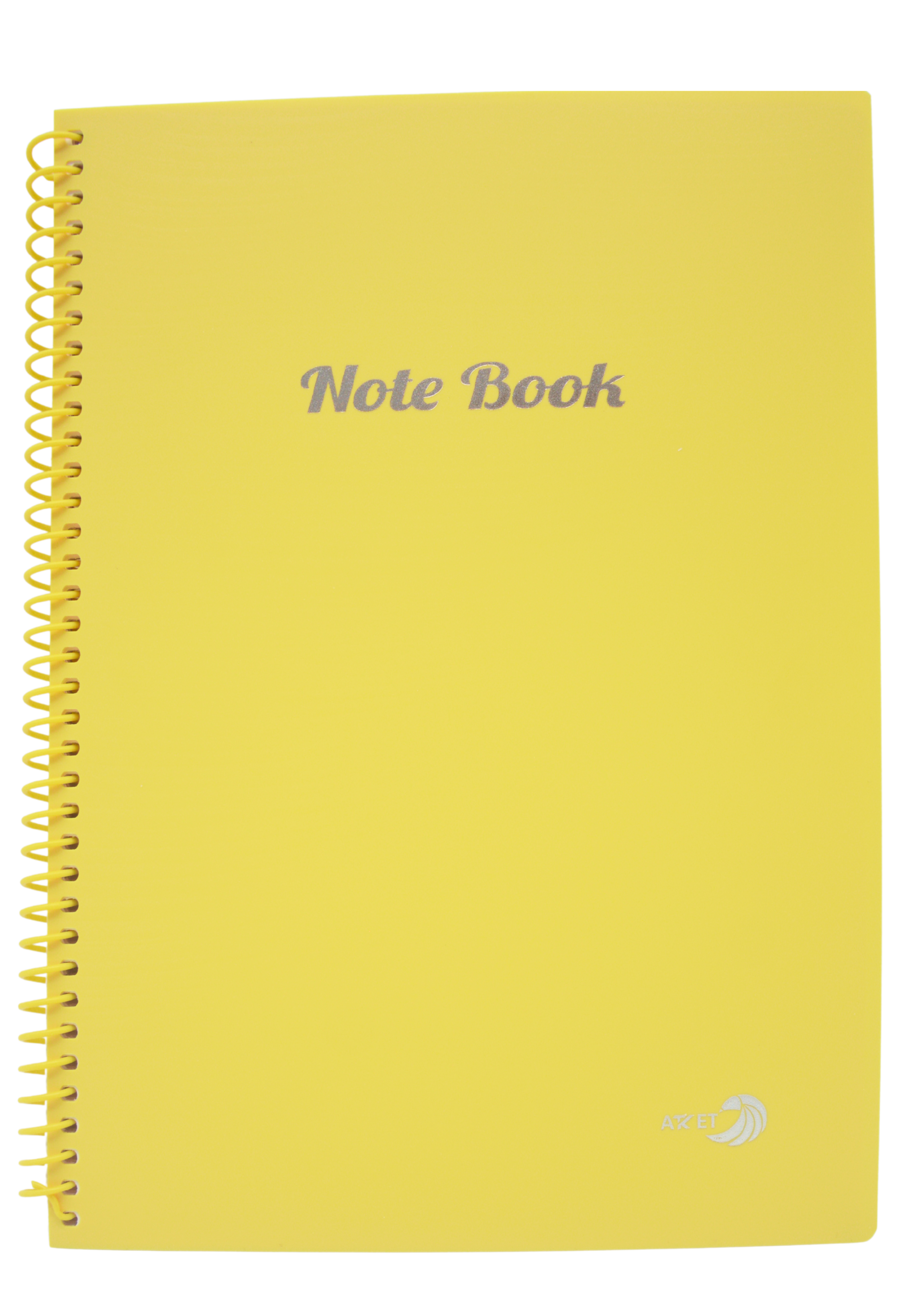 ATKET PP SPIRAL SQUARE NOTEBOOK 100SHT A4 ASSTD