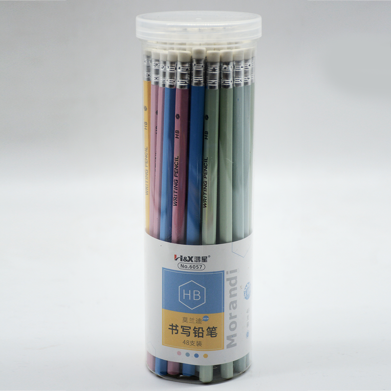 H&X ACTROS HB PENCIL W/ERASER 48PCS IN PVC BOX