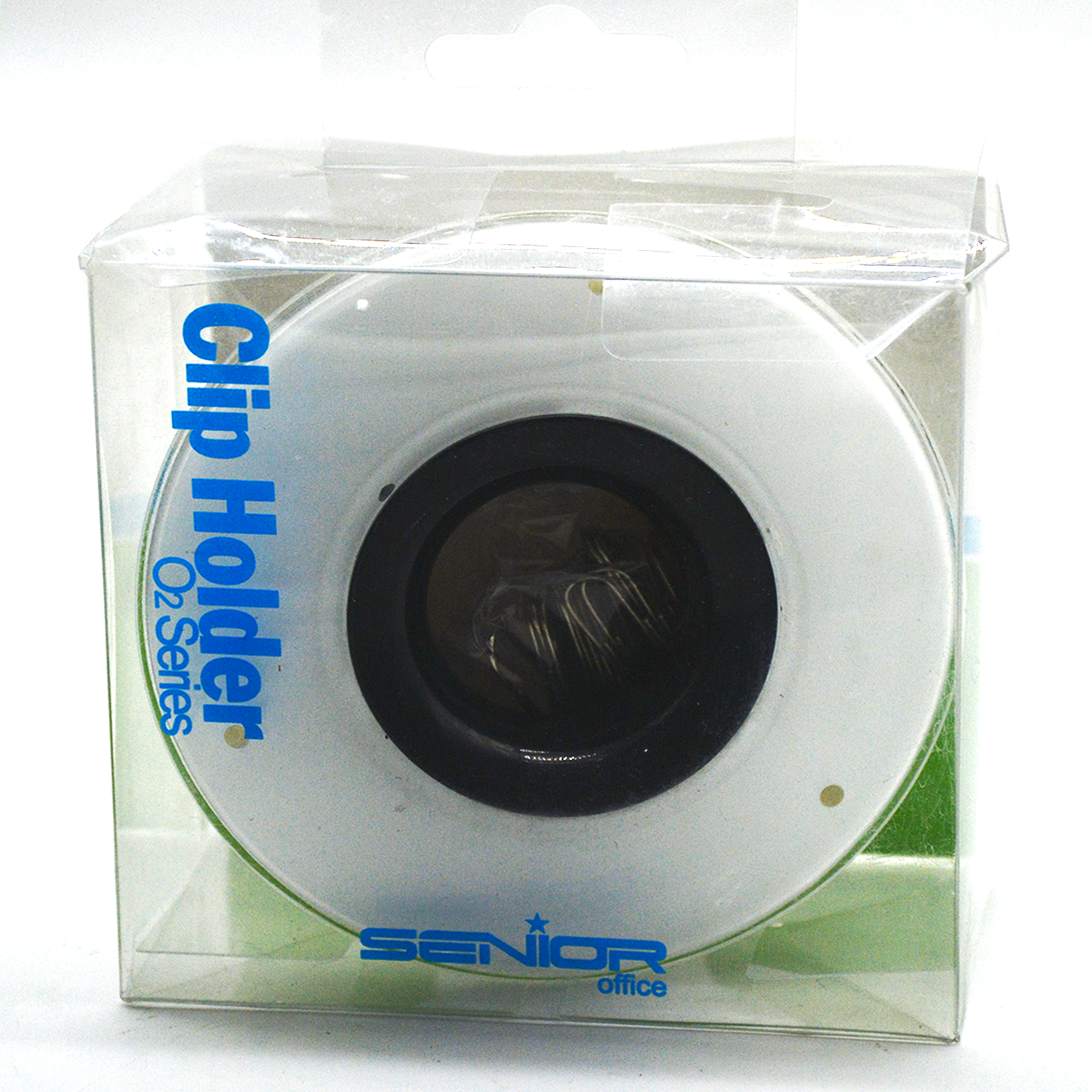 حاملة مشبك اوراق معدنية + 25 مشبك