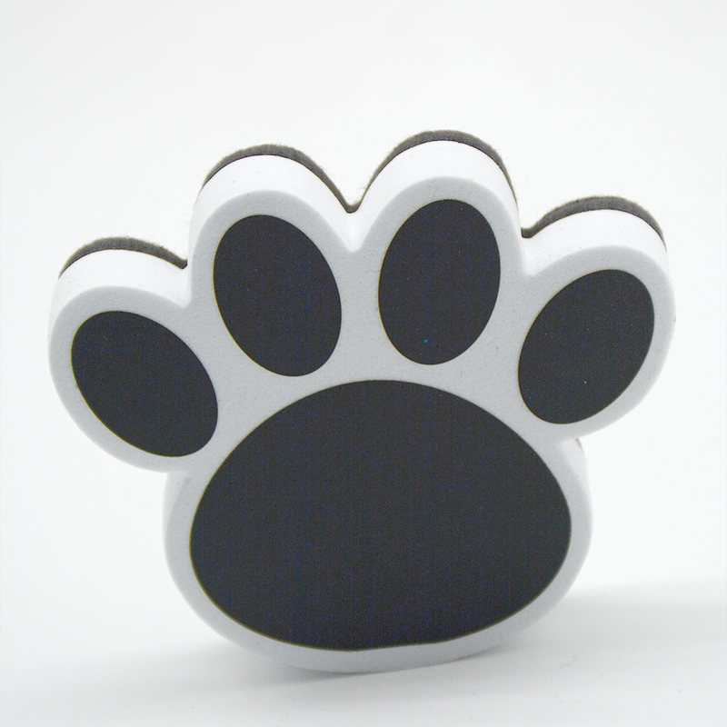 WHITE BOARD ERASER MAGNETIC-ANIMAL FEET DESIGN