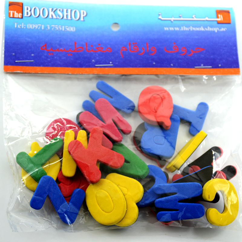 FOAM ENGLISH LETTER W/MAGNETIC