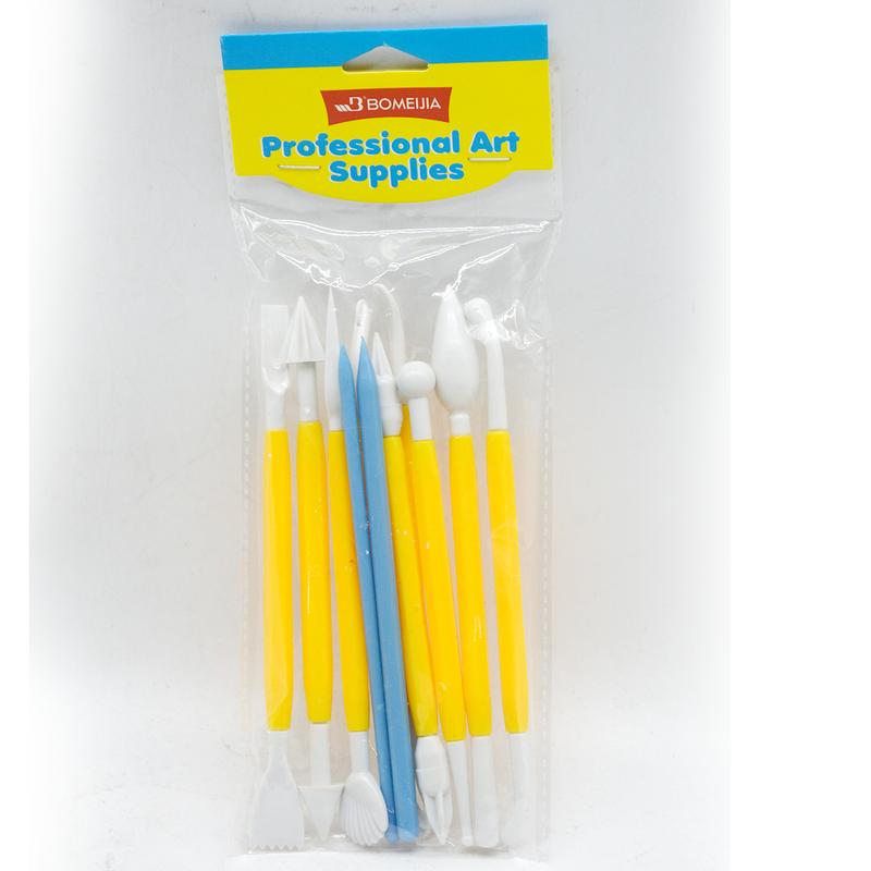 BOMEGA CRAFT PLASTIC ART TOOLS 11PCS PKT