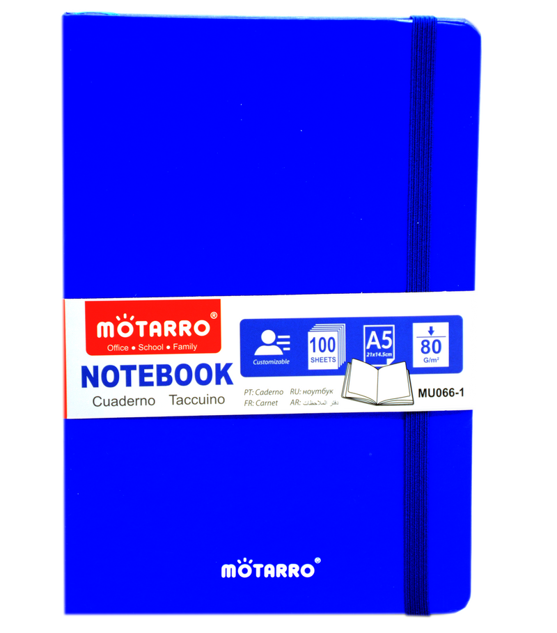 MOTARRO NOTEBOOK A5 100SHT 80GSM MU066-1