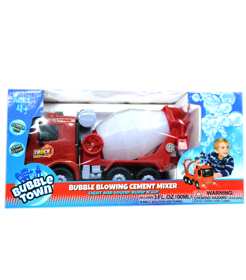 BUBBLE BLOWING CEMENT MIXER SET