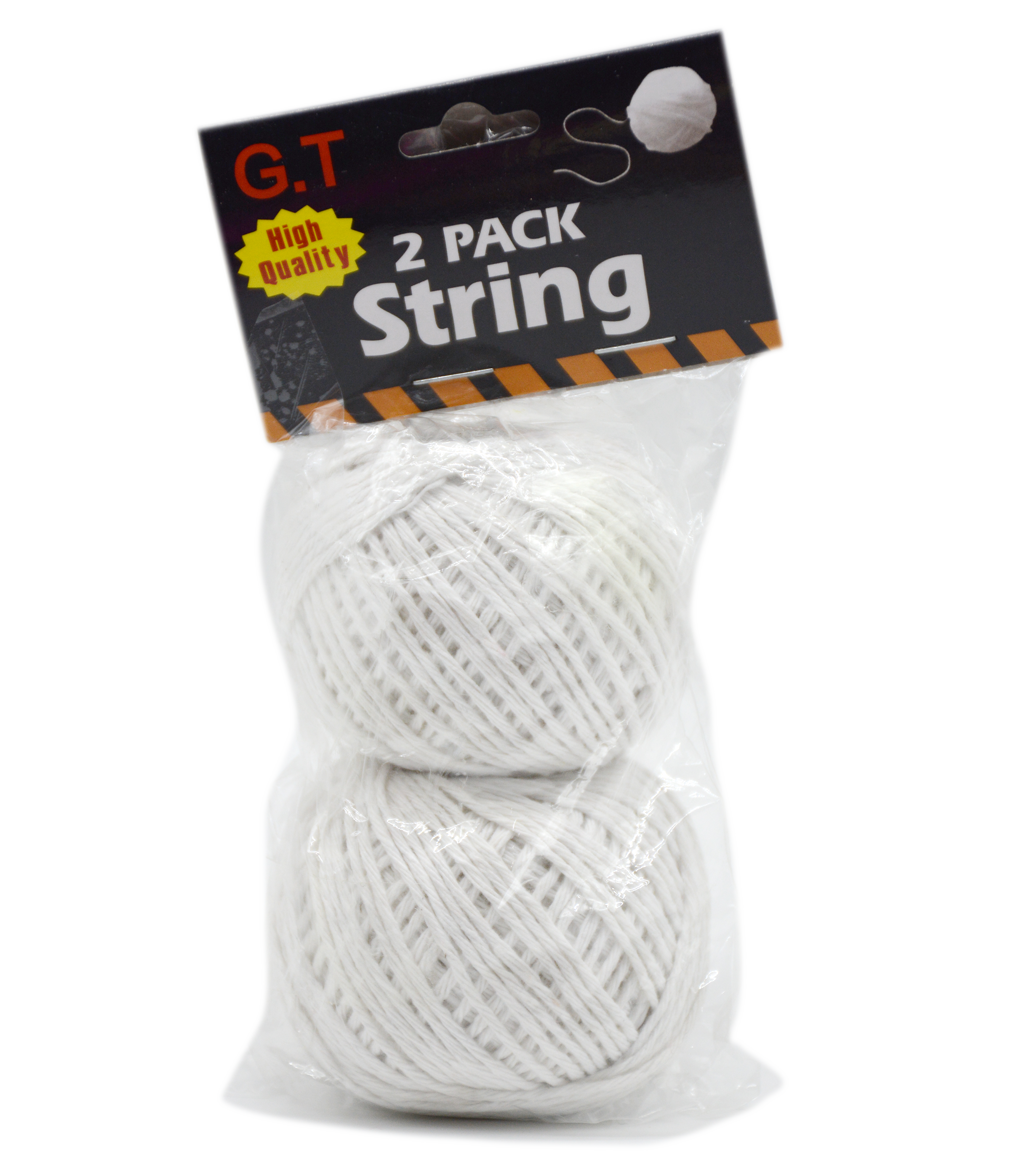 WHITE COTTON STRING/ROPE 50G 2PCS PACK