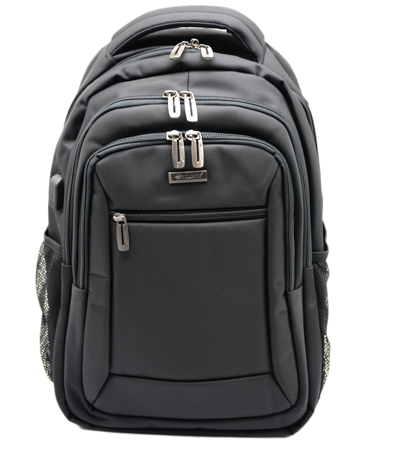 BOLAISONG BACKPACK W/3COMP&amp;LAPTOP POCKET&amp;USB 18"