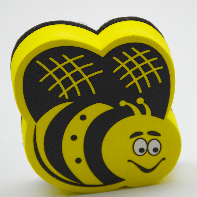 WHITE BOARD ERASER MAGNETIC-BEE DESIGN