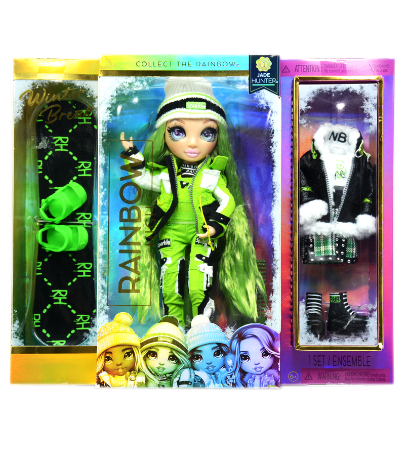 RAINBOW HIGH FASHION WINTER BREAK DOLL-JADE HUNTER (GREEN)