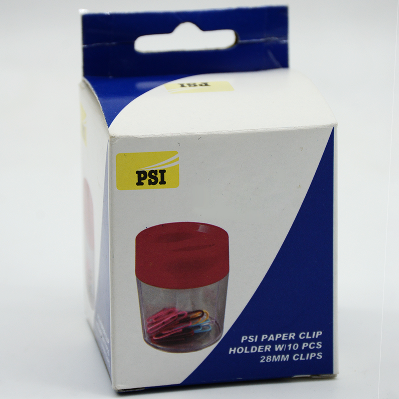 PSI PAPER CLIP HOLDER W/10PCS 28MM P1304