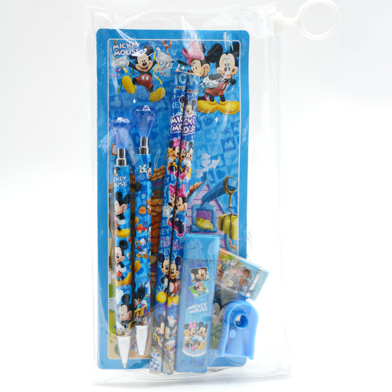 DISNEY 8 IN1 STATIONERY SET IN PVC BAG JX-8837