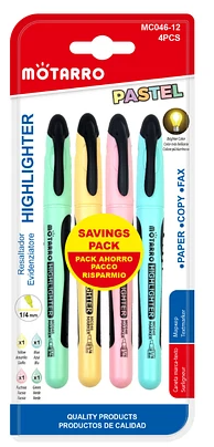 MOTARRO HIGH LIGHTER PEN 4PCS PACK MC046-12