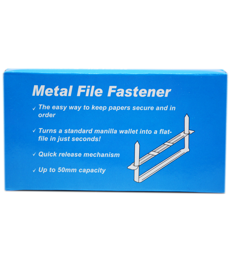 METAL FILE FASTENER 50MM CAPACITY 50PCS