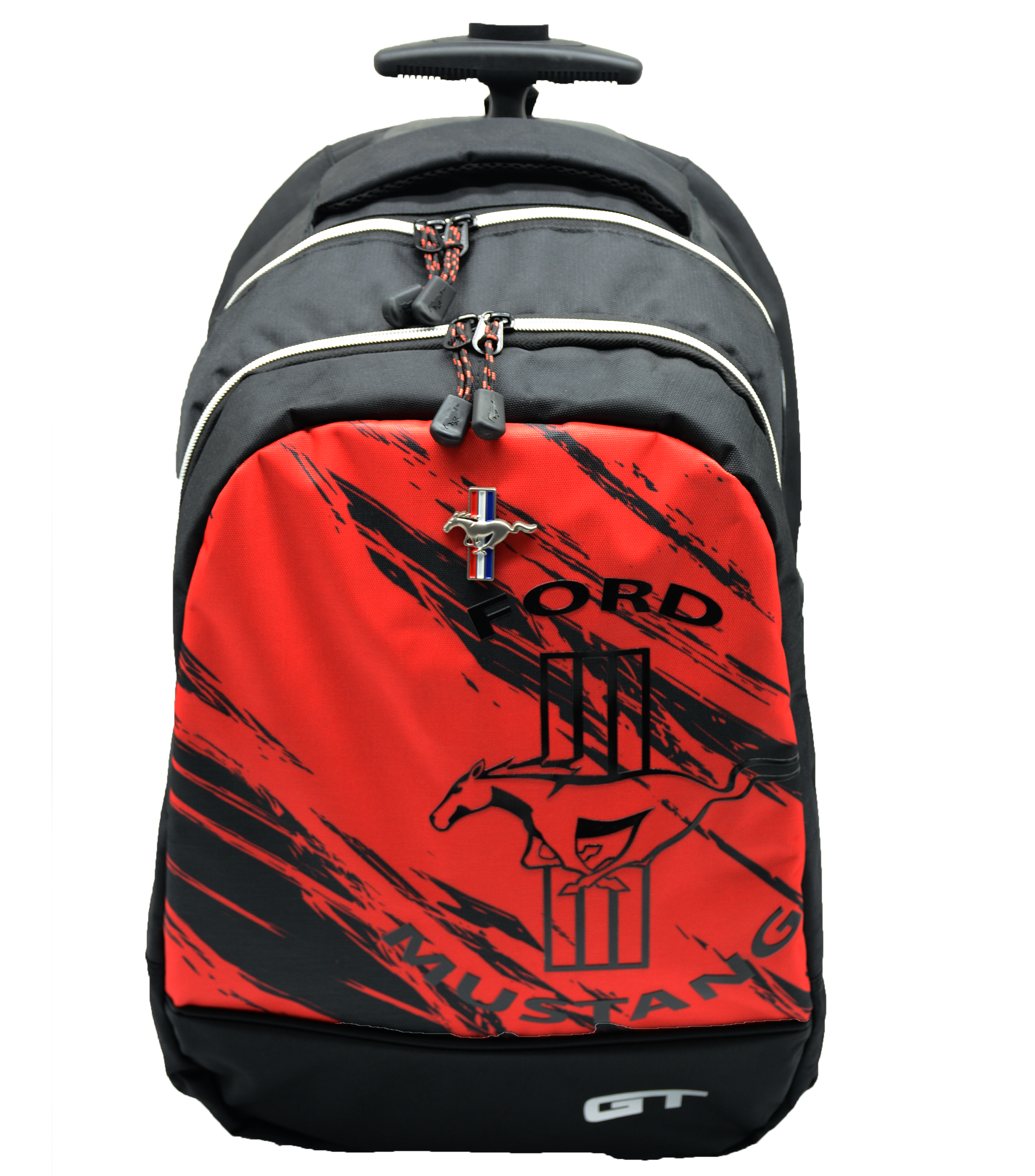 MUSTANG GT BIG WHEEL TROLLEY BAG W/2 COMPARTMENT 19" MST307-1042A