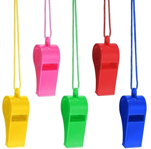 MOTARRO PLASTIC WHISTLE 2PCS SET