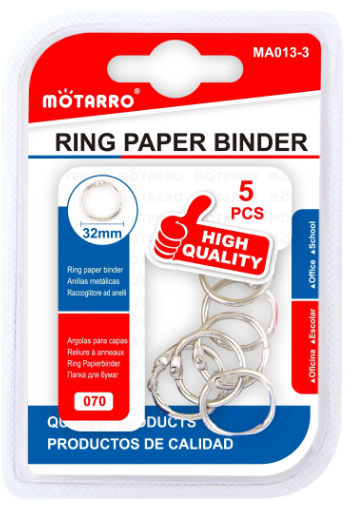 MOTARRO RING BINDER 5PCS/PKT 32MM