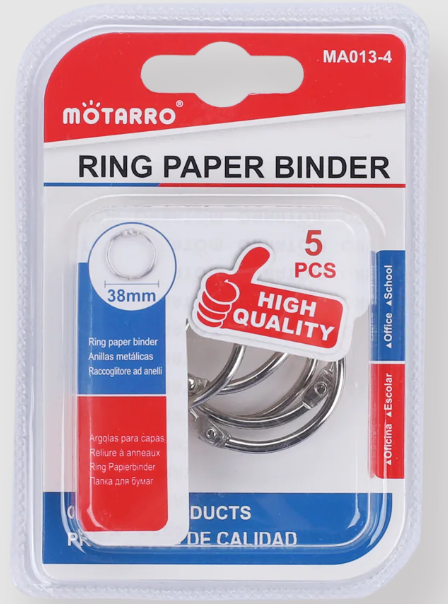 MOTARRO RING BINDER 3PCS/PKT 50MM