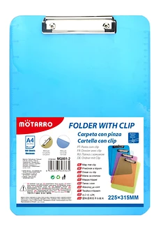 MOTARRO FOLDER WITH CLIP 225X315M