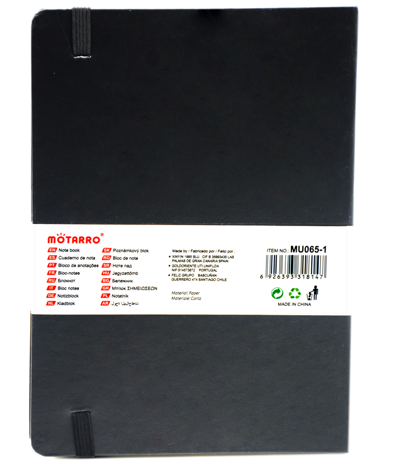 MOTARRO NOTEBOOK 100SHT A5 80GSM MU065-1