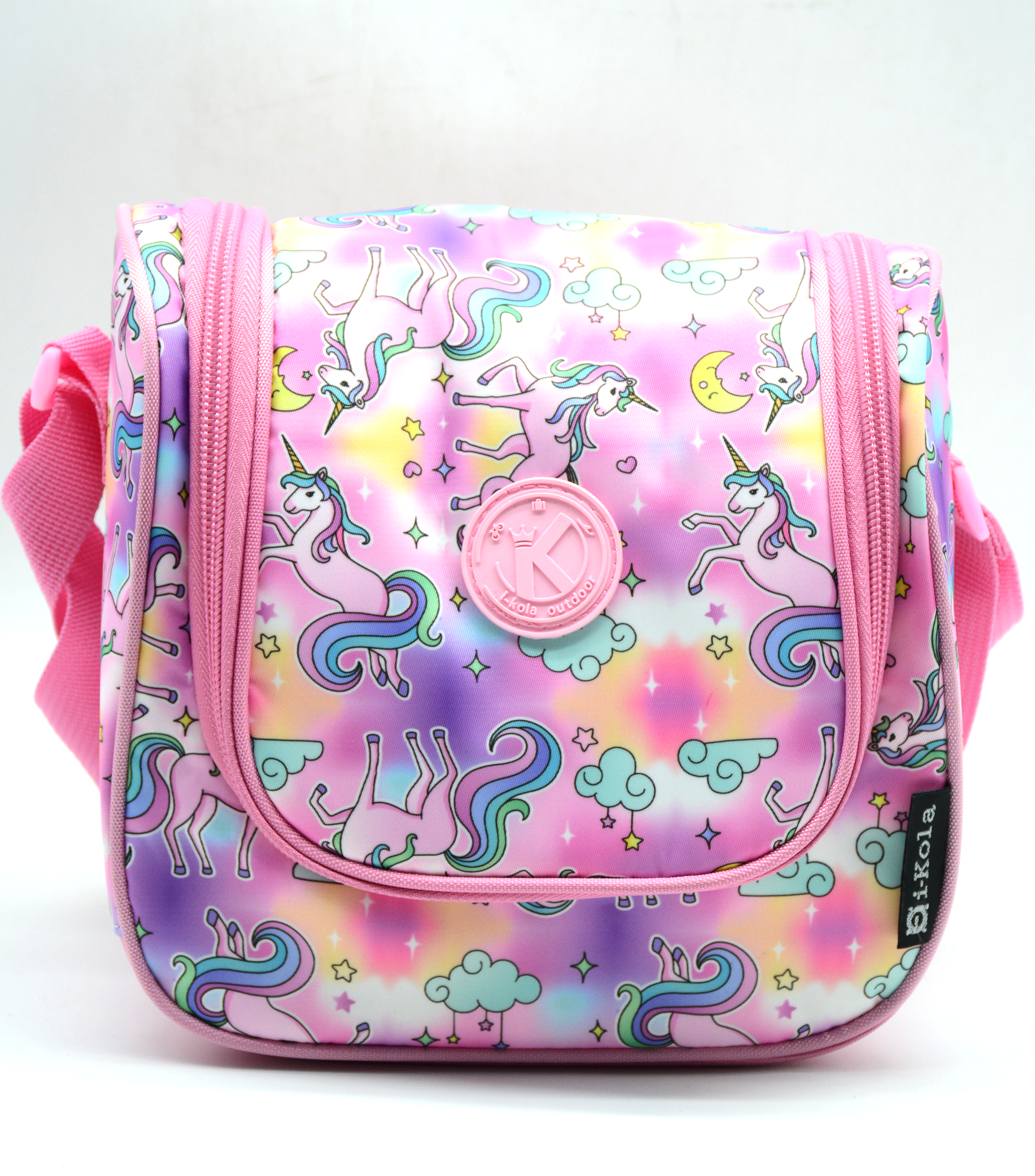 I-KOLA TROLLEY BAG W/3COMP 19"+LUCNH BAG+PENCIL CASE SET-B779 UNICORN