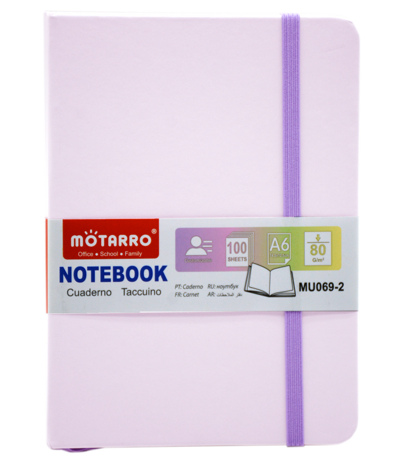 MOTARRO NOTEBOOK A6 100SHT 80GSM-MU069-2